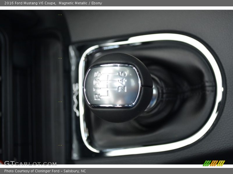 Magnetic Metallic / Ebony 2016 Ford Mustang V6 Coupe