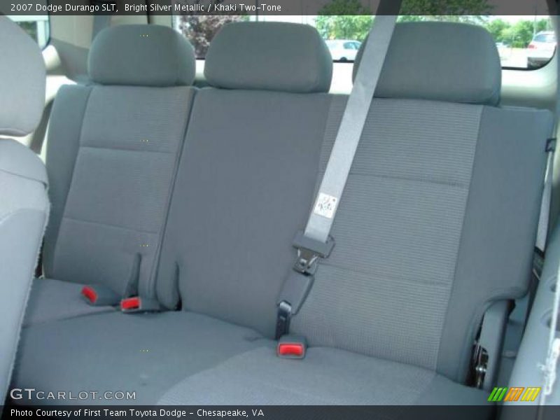 Bright Silver Metallic / Khaki Two-Tone 2007 Dodge Durango SLT