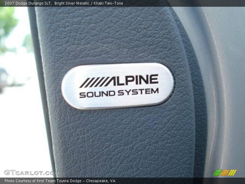 Bright Silver Metallic / Khaki Two-Tone 2007 Dodge Durango SLT