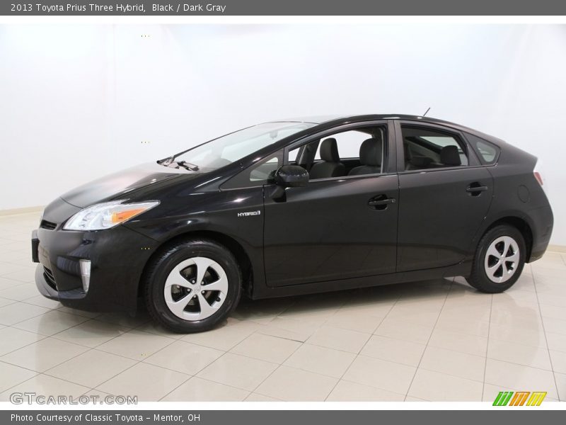 Black / Dark Gray 2013 Toyota Prius Three Hybrid