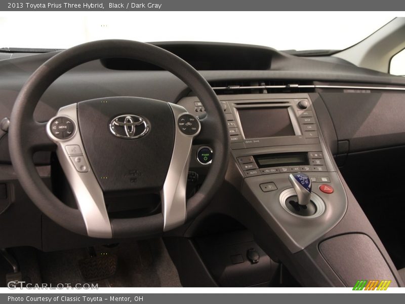 Black / Dark Gray 2013 Toyota Prius Three Hybrid
