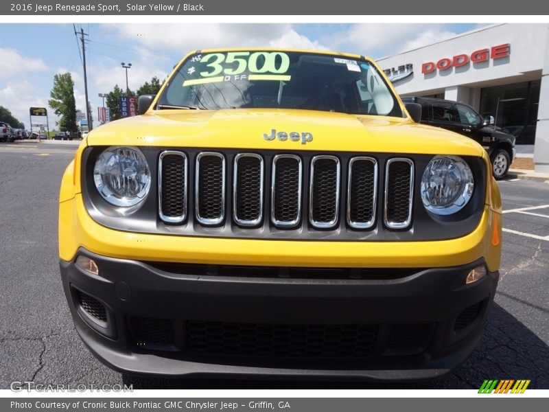 Solar Yellow / Black 2016 Jeep Renegade Sport