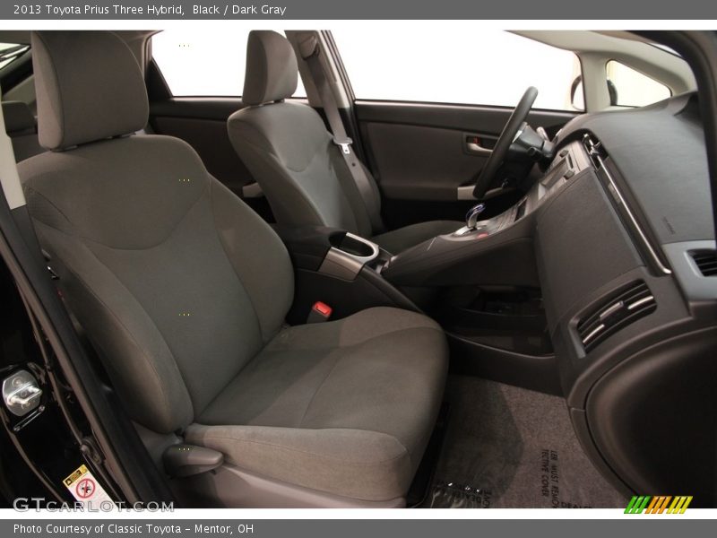 Black / Dark Gray 2013 Toyota Prius Three Hybrid
