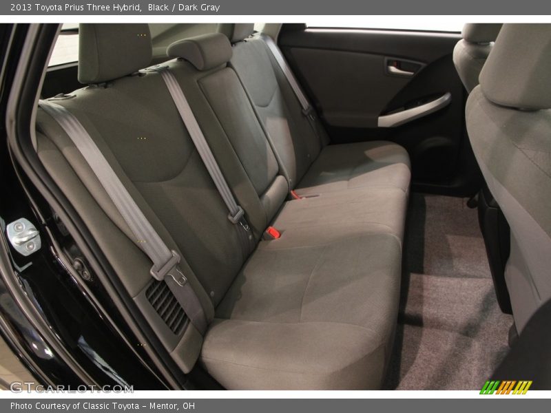 Black / Dark Gray 2013 Toyota Prius Three Hybrid