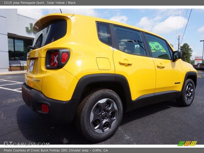 Solar Yellow / Black 2016 Jeep Renegade Sport