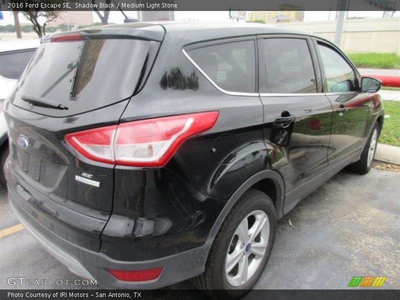 Shadow Black / Medium Light Stone 2016 Ford Escape SE