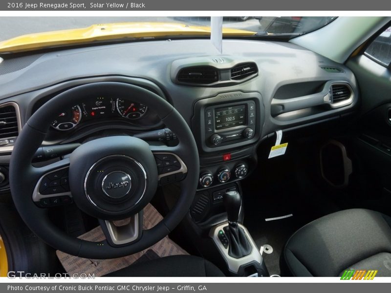 Solar Yellow / Black 2016 Jeep Renegade Sport