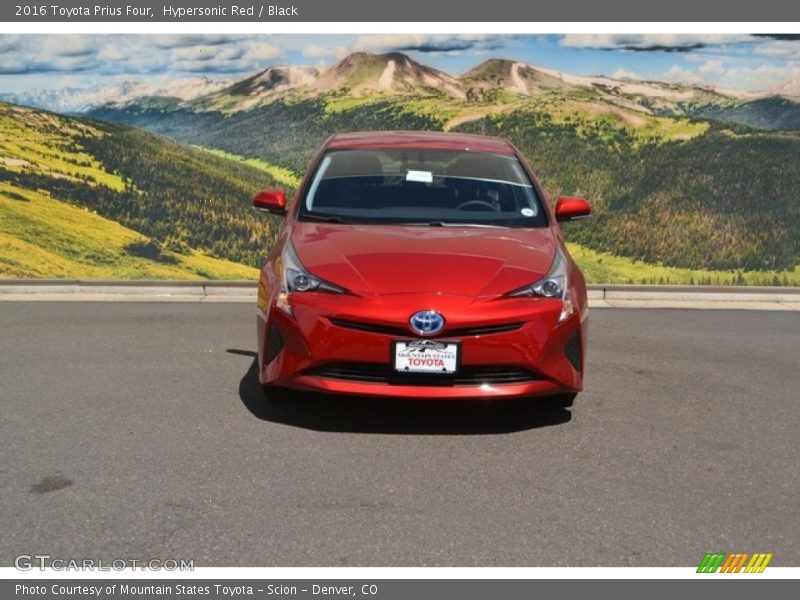 Hypersonic Red / Black 2016 Toyota Prius Four