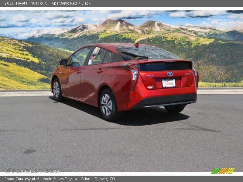 Hypersonic Red / Black 2016 Toyota Prius Four