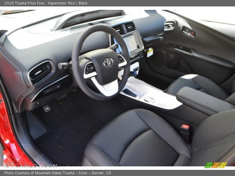 Hypersonic Red / Black 2016 Toyota Prius Four