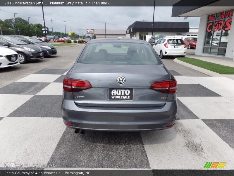 Platinum Grey Metallic / Titan Black 2016 Volkswagen Jetta S