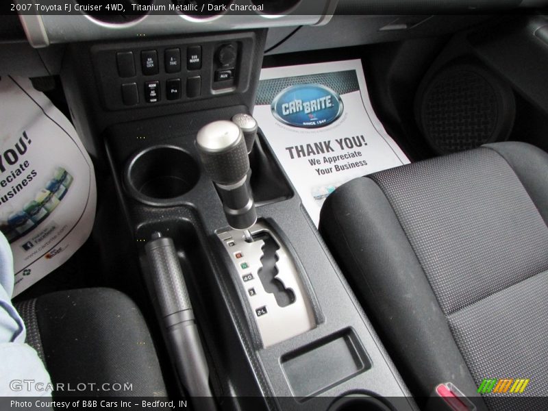Titanium Metallic / Dark Charcoal 2007 Toyota FJ Cruiser 4WD