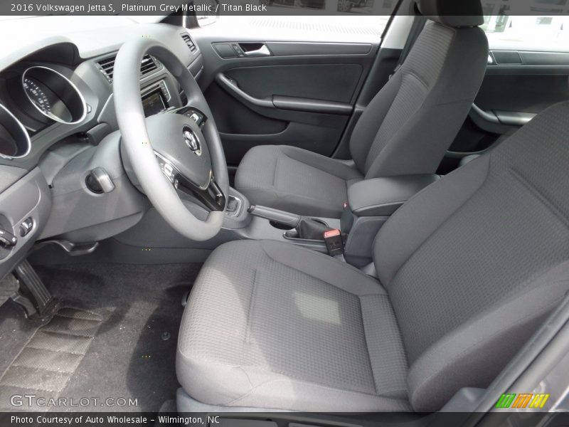 Platinum Grey Metallic / Titan Black 2016 Volkswagen Jetta S
