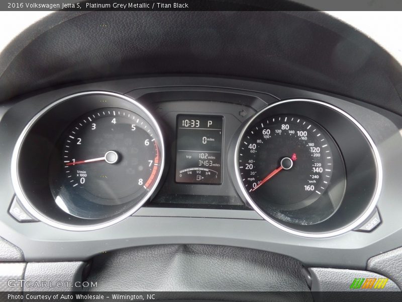 Platinum Grey Metallic / Titan Black 2016 Volkswagen Jetta S