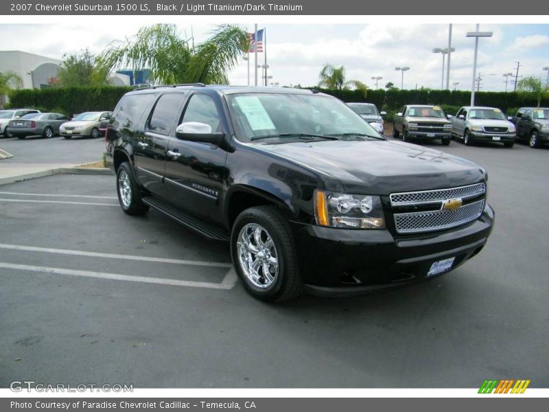 Black / Light Titanium/Dark Titanium 2007 Chevrolet Suburban 1500 LS