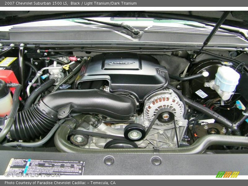 Black / Light Titanium/Dark Titanium 2007 Chevrolet Suburban 1500 LS