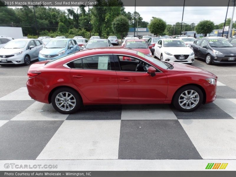 Soul Red Metallic / Sand 2016 Mazda Mazda6 Sport