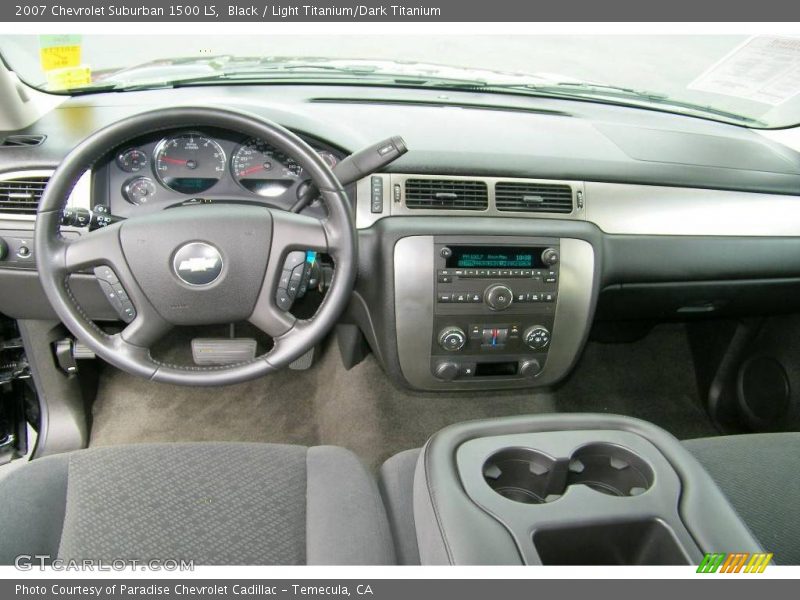 Black / Light Titanium/Dark Titanium 2007 Chevrolet Suburban 1500 LS