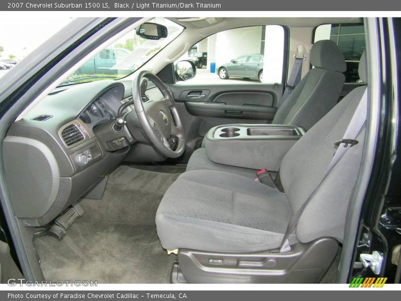 Black / Light Titanium/Dark Titanium 2007 Chevrolet Suburban 1500 LS