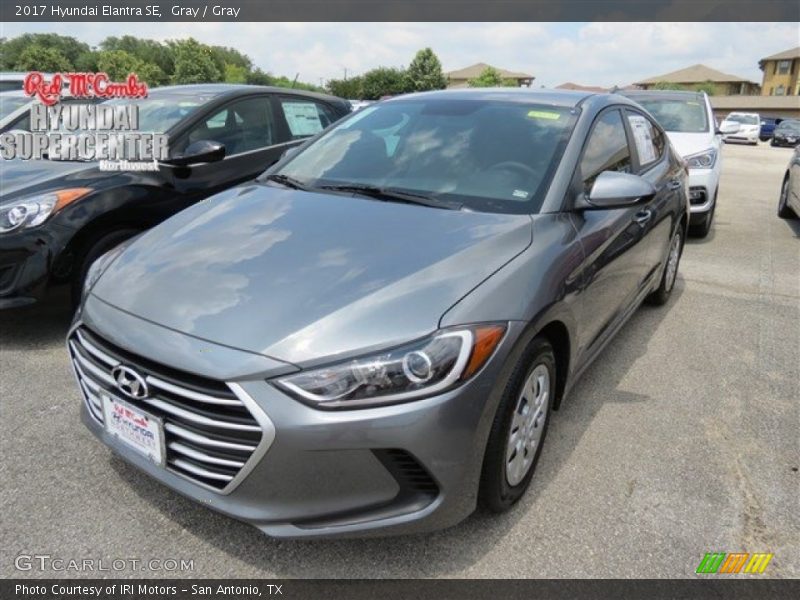 Gray / Gray 2017 Hyundai Elantra SE