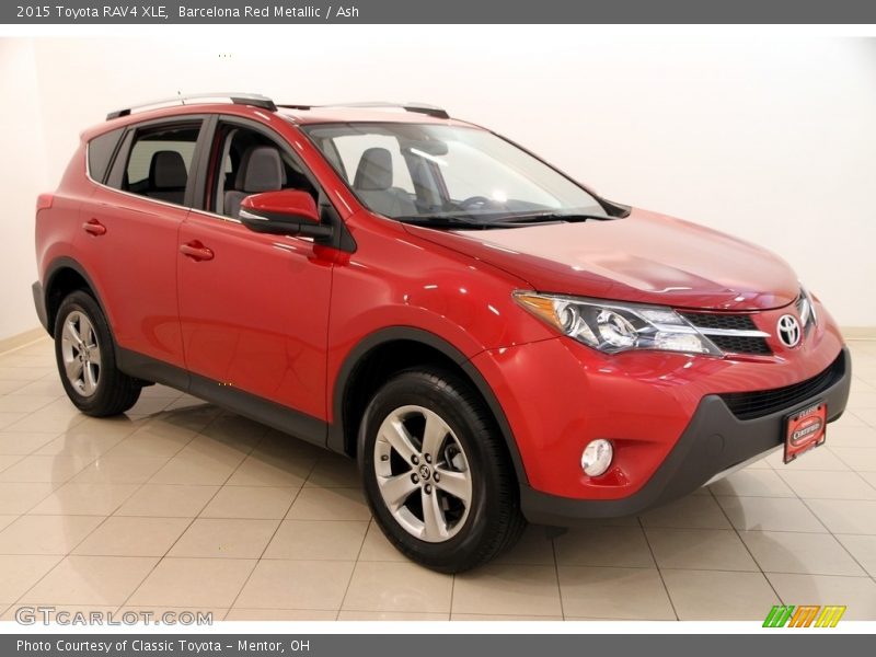 Barcelona Red Metallic / Ash 2015 Toyota RAV4 XLE