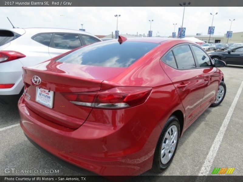 Red / Gray 2017 Hyundai Elantra SE
