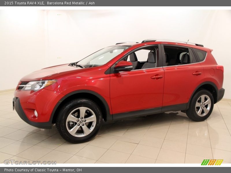 Barcelona Red Metallic / Ash 2015 Toyota RAV4 XLE