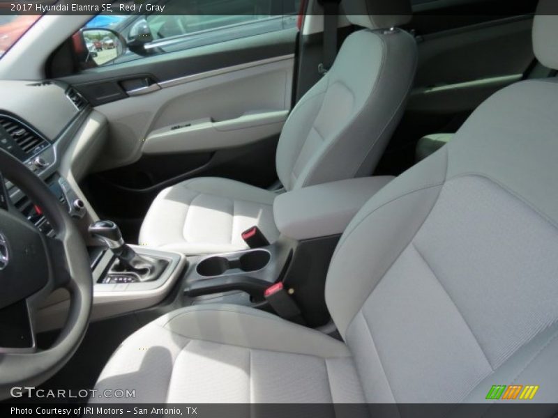 Red / Gray 2017 Hyundai Elantra SE