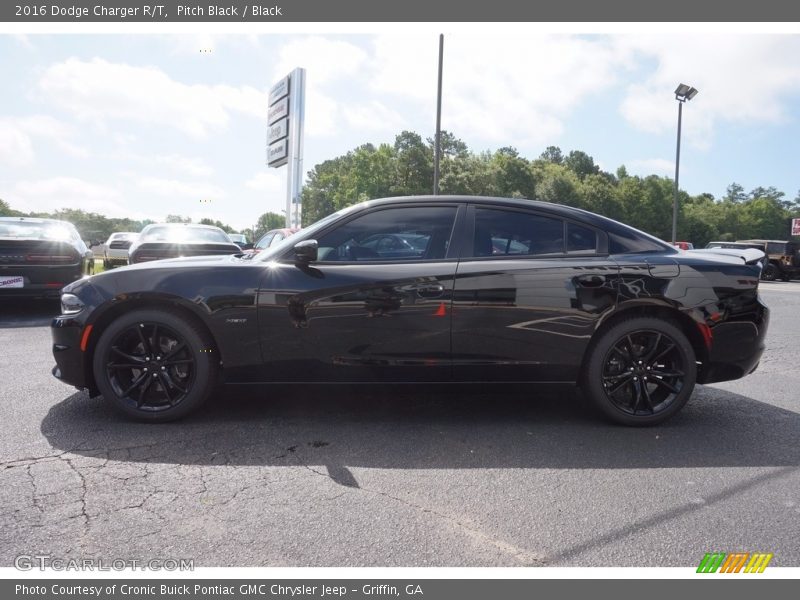 Pitch Black / Black 2016 Dodge Charger R/T
