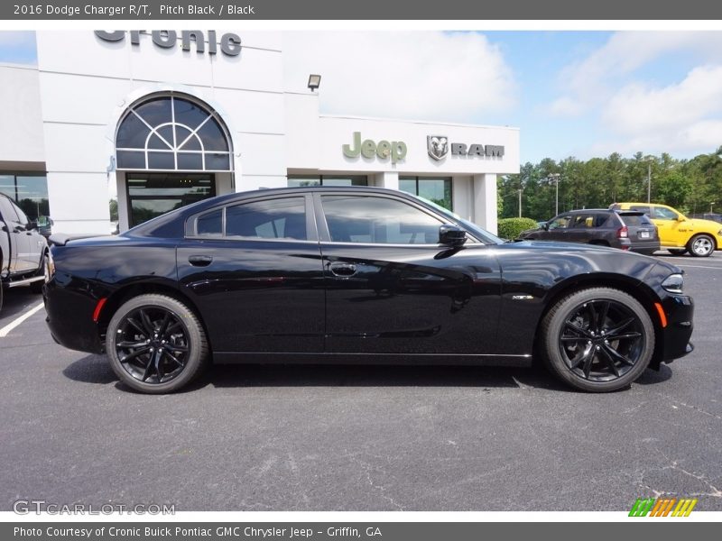 Pitch Black / Black 2016 Dodge Charger R/T