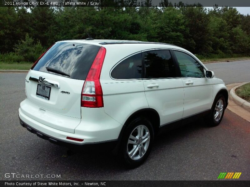 Taffeta White / Gray 2011 Honda CR-V EX-L 4WD