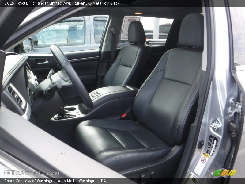 Silver Sky Metallic / Black 2015 Toyota Highlander Limited AWD