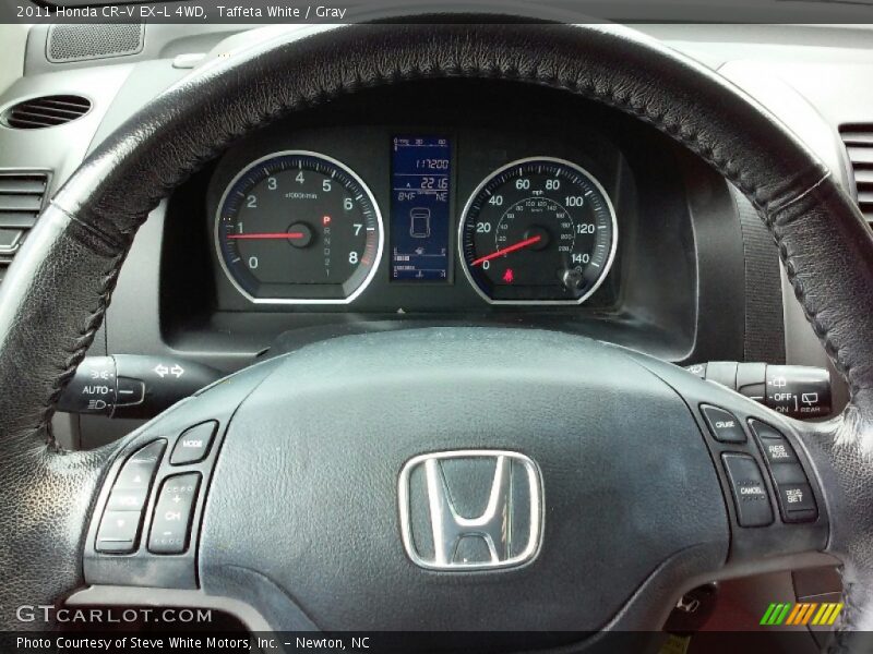 Taffeta White / Gray 2011 Honda CR-V EX-L 4WD