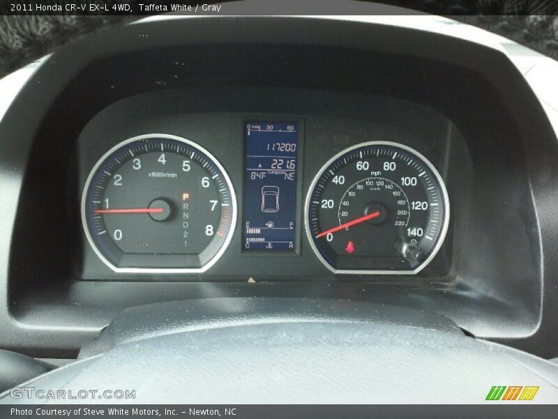 Taffeta White / Gray 2011 Honda CR-V EX-L 4WD