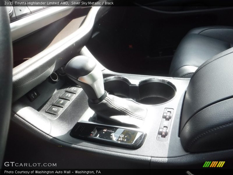 Silver Sky Metallic / Black 2015 Toyota Highlander Limited AWD