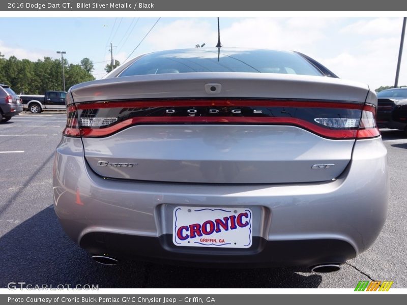 Billet Silver Metallic / Black 2016 Dodge Dart GT
