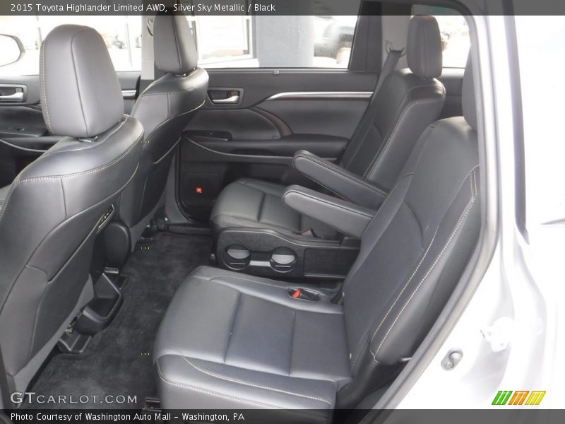 Silver Sky Metallic / Black 2015 Toyota Highlander Limited AWD