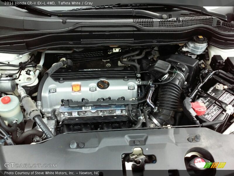 Taffeta White / Gray 2011 Honda CR-V EX-L 4WD