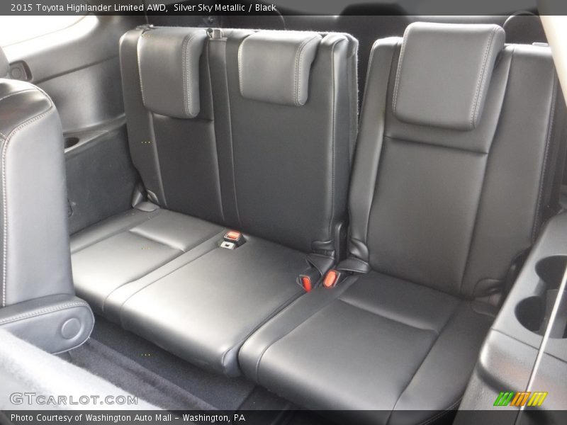 Silver Sky Metallic / Black 2015 Toyota Highlander Limited AWD