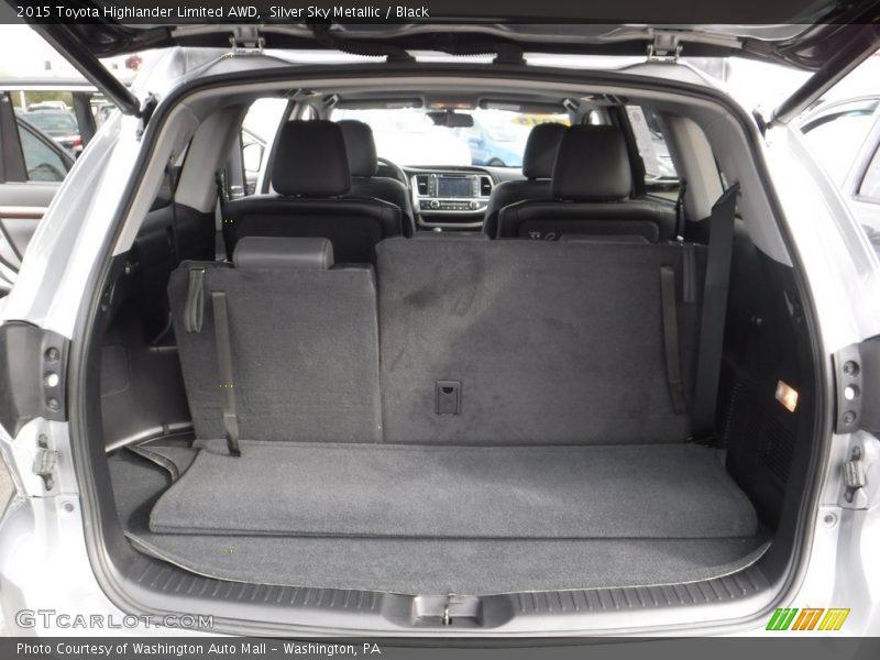 Silver Sky Metallic / Black 2015 Toyota Highlander Limited AWD