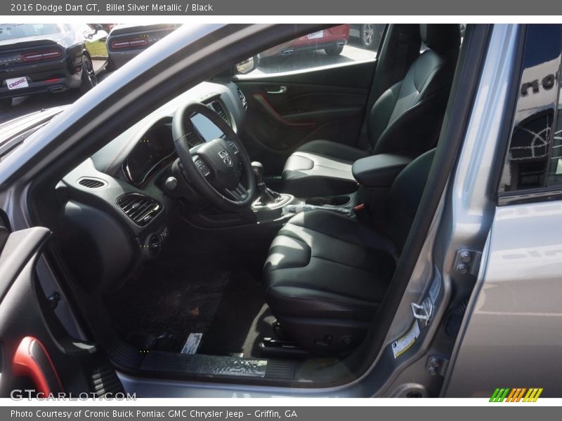 Billet Silver Metallic / Black 2016 Dodge Dart GT