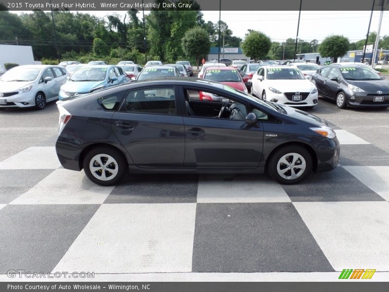 Winter Gray Metallic / Dark Gray 2015 Toyota Prius Four Hybrid