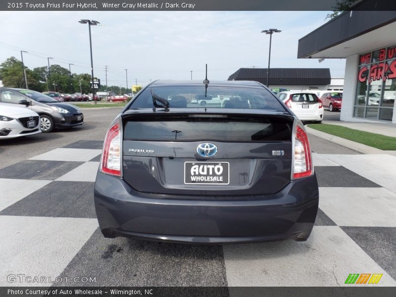 Winter Gray Metallic / Dark Gray 2015 Toyota Prius Four Hybrid
