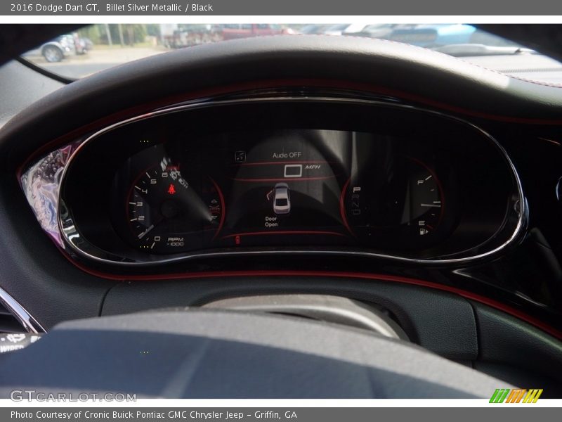 Billet Silver Metallic / Black 2016 Dodge Dart GT
