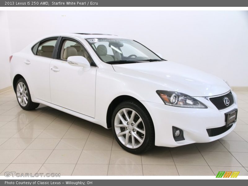 Starfire White Pearl / Ecru 2013 Lexus IS 250 AWD
