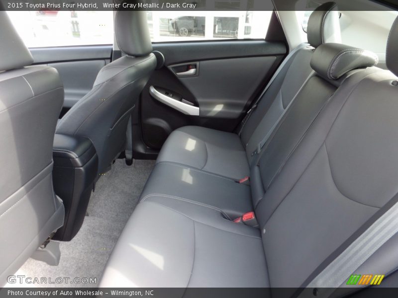 Winter Gray Metallic / Dark Gray 2015 Toyota Prius Four Hybrid
