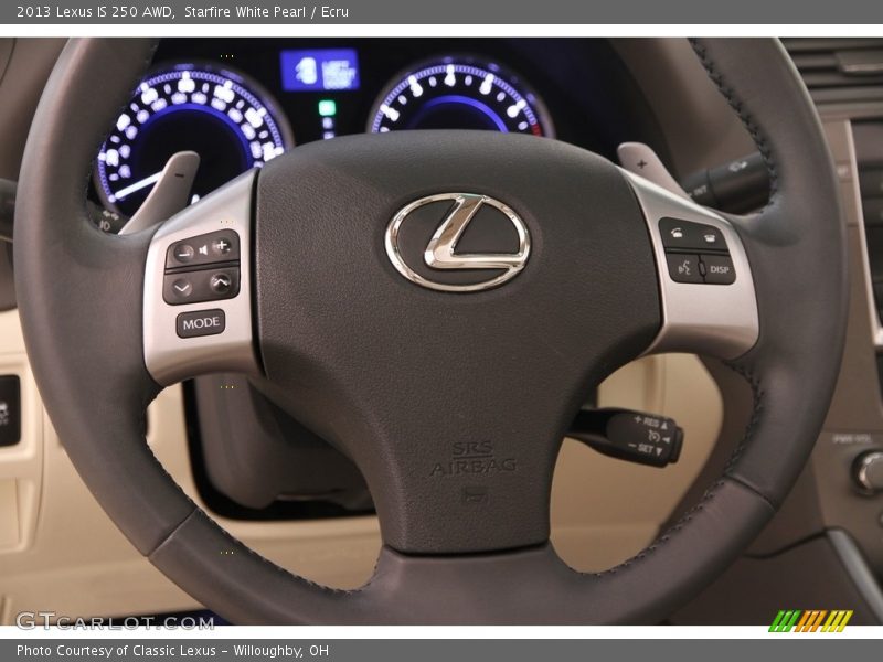 Starfire White Pearl / Ecru 2013 Lexus IS 250 AWD