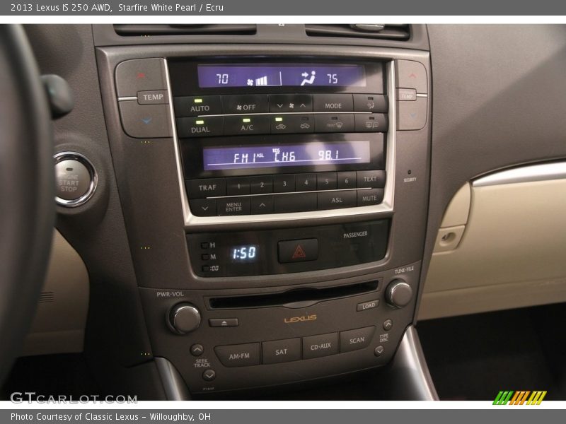 Starfire White Pearl / Ecru 2013 Lexus IS 250 AWD