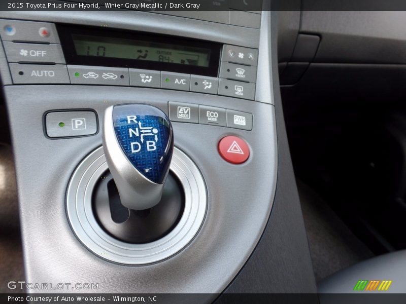 Winter Gray Metallic / Dark Gray 2015 Toyota Prius Four Hybrid