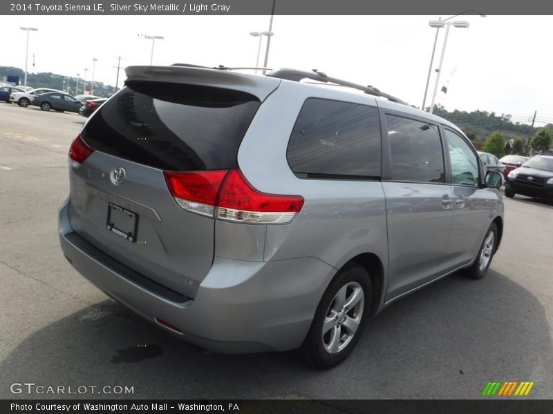 Silver Sky Metallic / Light Gray 2014 Toyota Sienna LE